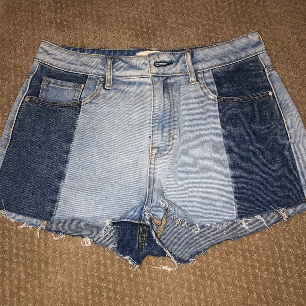 Denim shorts